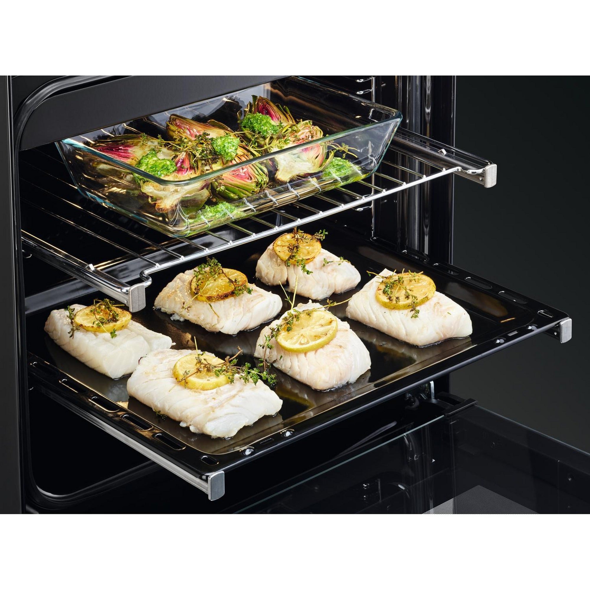 aeg-5000-series-ccx6530acm-60cm-double-oven-electric-cooker-with-ceramic-hob-stainless-steel-1159518503 AEG 5000 Series CCX6530ACM 60cm Double Oven Electric Cooker with Ceramic Hob Stainless Steel - Image 6