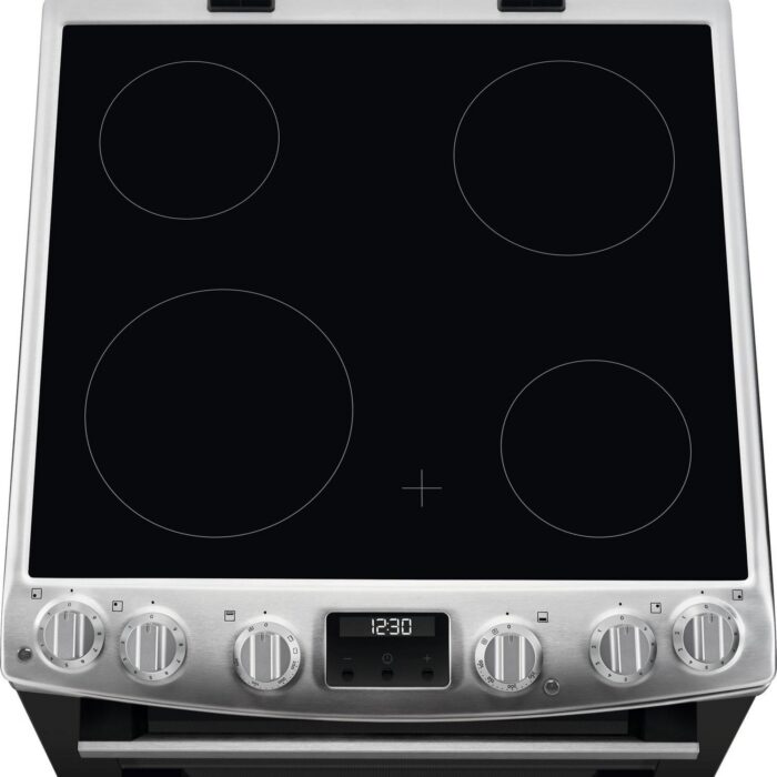 AEG 5000 Series CCX6530ACM 60cm Double Oven Electric Cooker with Ceramic Hob Stainless Steel - Image 2