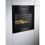 AEG 6000 BPK556260B SteamBake Pyrolytic Built-In Electric Single Oven Black - Image 7