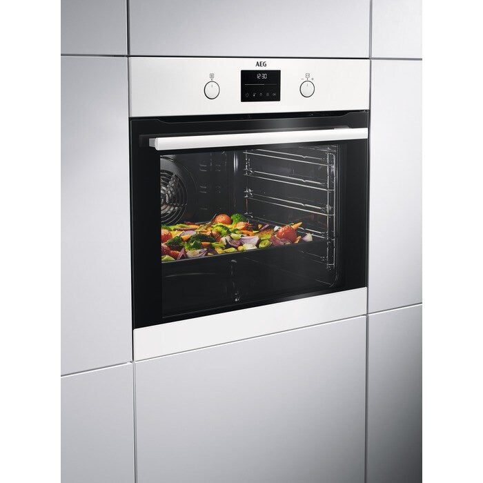aeg-6000-series-beb335061w-surround-cook-electric-single-built-in-oven-with-retractable-dials-in-white-1158901233 AEG 6000 Series BEB335061W Surround Cook Electric Single Built in Oven with Retractable Dials in White - Image 11
