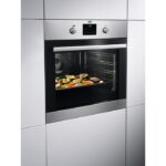 AEG 6000 Series BPS355061M Steam Bake Electric Single Built in Oven with Retractable Dials in Stainless Steel - Image 4