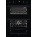 AEG 6000 Series DCB535060B Surround Cook Electric Built In Double Oven Black