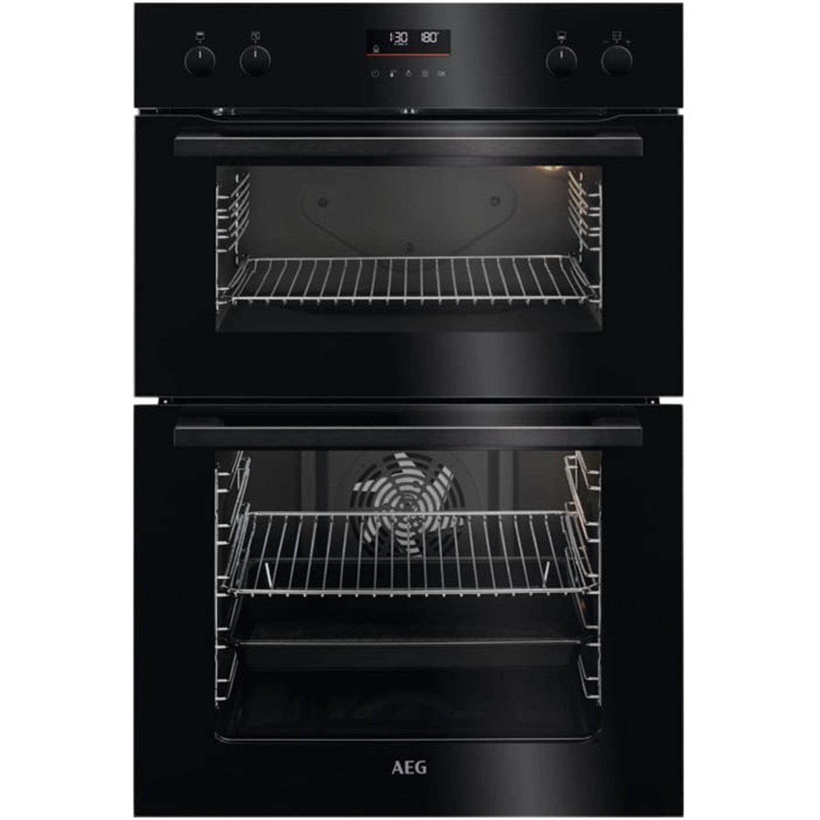 aeg-6000-series-dce531160b-surround-cook-electric-built-in-double-oven-in-black-1157646787 AEG 6000 Series DCE531160B Surround Cook Electric Built In Double Oven in Black - Image 1