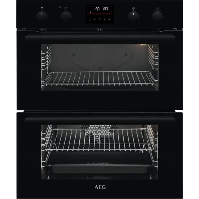 aeg-6000-series-dub535060b-sround-cook-built-under-electric-double-oven-in-black-1156089617 AEG 6000 Series DUB535060B SurroundCook Built Under Electric Double Oven in Black - Image 1