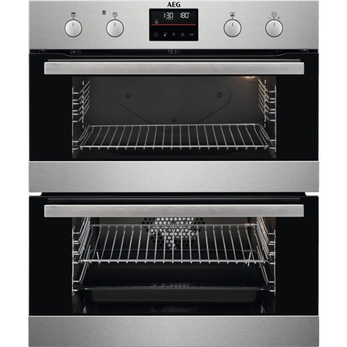 aeg-6000-series-dub535060m-sround-cook-built-under-electric-double-oven-in-stainless-steel-1156089621 AEG 6000 Series DUB535060M Sround Cook Built Under Electric Double Oven in Stainless Steel - Image 1