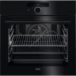 AEG 7000 Series BSK978330B Steam Crisp Electric Single Built in Oven with Command Wheel