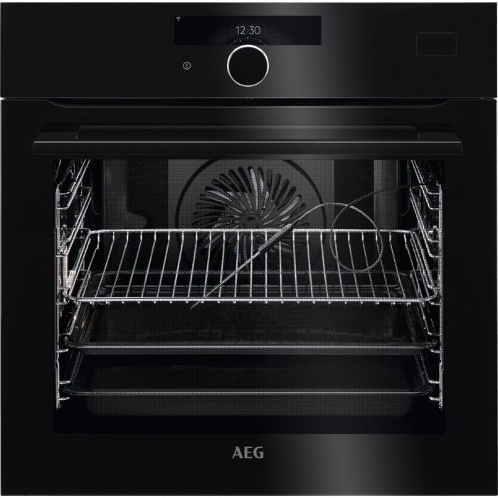 aeg-7000-series-bsk978330b-steam-crisp-electric-single-built-in-oven-with-command-wheel-1158709575 AEG 7000 Series BSK978330B Steam Crisp Electric Single Built in Oven with Command Wheel - Image 1