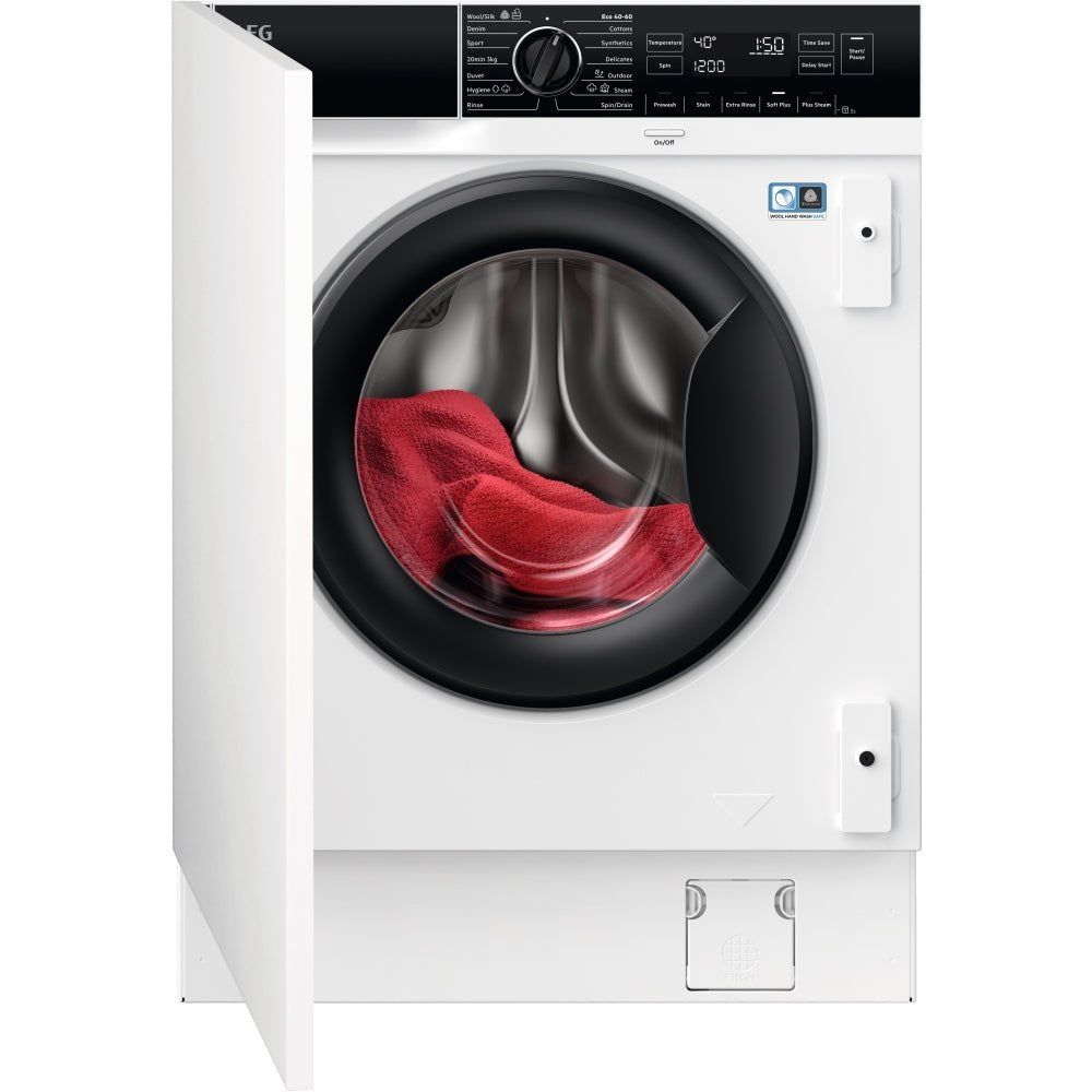 aeg-7000-series-prosteam-lf7c8636bi-integrated-8kg-1600-spin-washing-machine-1082384929 AEG 7000 Series ProSteam LF7C8636BI Integrated 8kg 1600 Spin Washing Machine - Image 1