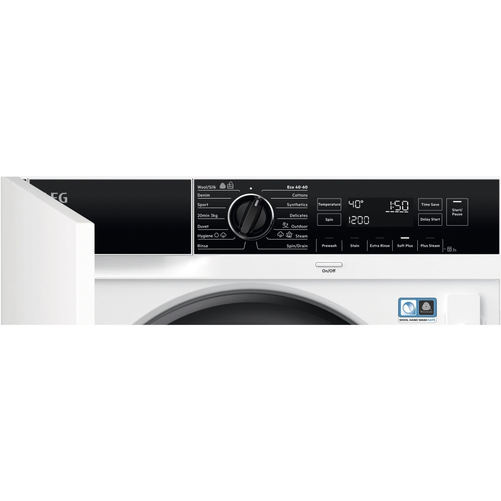 aeg-7000-series-prosteam-lf7c8636bi-integrated-8kg-1600-spin-washing-machine-1082384930 AEG 7000 Series ProSteam LF7C8636BI Integrated 8kg 1600 Spin Washing Machine - Image 2