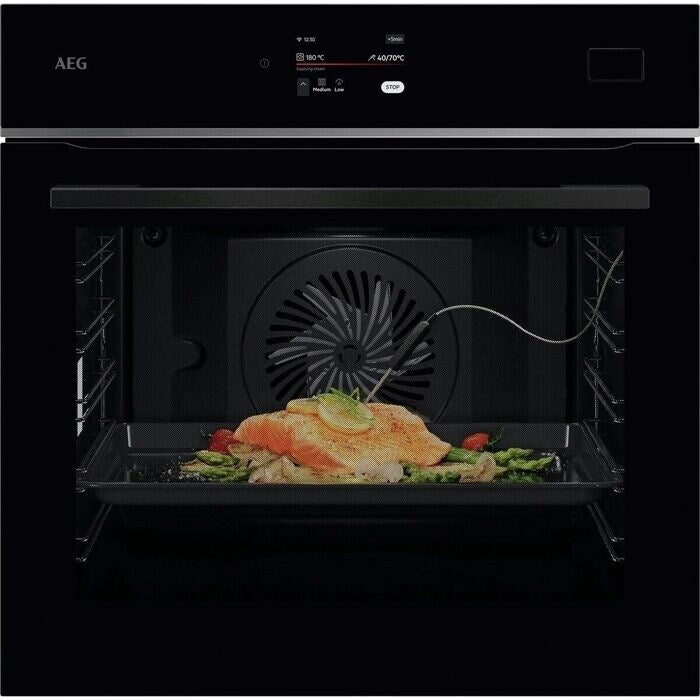 aeg-8000-series-tb8sb731ab-meal-assist-with-steam-pro-electric-single-built-in-oven-with-touch-controls-1155794783 AEG 8000 Series TB8SB731AB Meal Assist with Steam Pro Electric Single Built in Oven with Touch Controls - Image 1