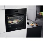 AEG 9000 Series BSK798280B Steam Pro Electric Single Built in Oven with Touch Controls Black - Image 4