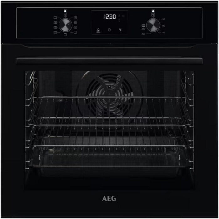 AEG BEX33501EB 59.4cm Built In Electric Single Oven Black - Image 1