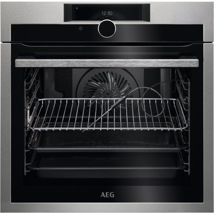 AEG BPE948730M Built-In Single Electric Oven Stainless Steel - Image 1