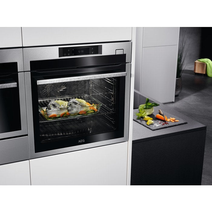 aeg-bse772380m-electric-single-oven-with-touch-controls-1158757011 AEG 7000 Series BSE772380M Steam Crisp Electric Single Built in Oven with Touch Controls in Stainless Steel - Image 15