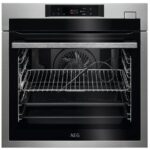 AEG BSE782380M 59.5cm Built In Electric Single Oven Anti Fingerprint Stainless Steel