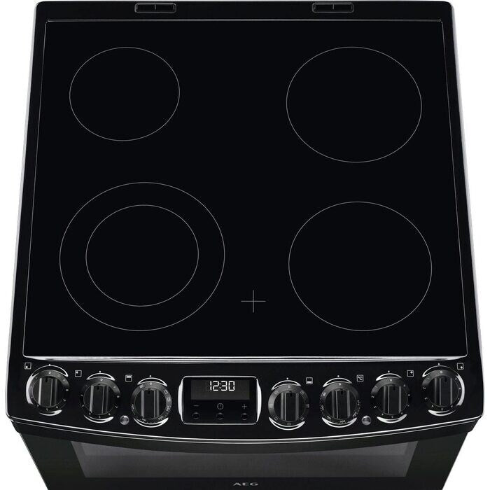 aeg-ccb6741acb-steam-bake-60cm-freestanding-electric-cooker-with-ceramic-hob-in-black-1161191071 AEG CCB6741ACB Steam Bake 60cm Freestanding Electric Cooker with Ceramic Hob in Black - Image 2