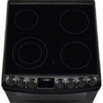 AEG CCB6741MCB 6000 Series Steam Bake 60cm Freestanding Electric Cooker with Ceramic Hob in Black - Image 2