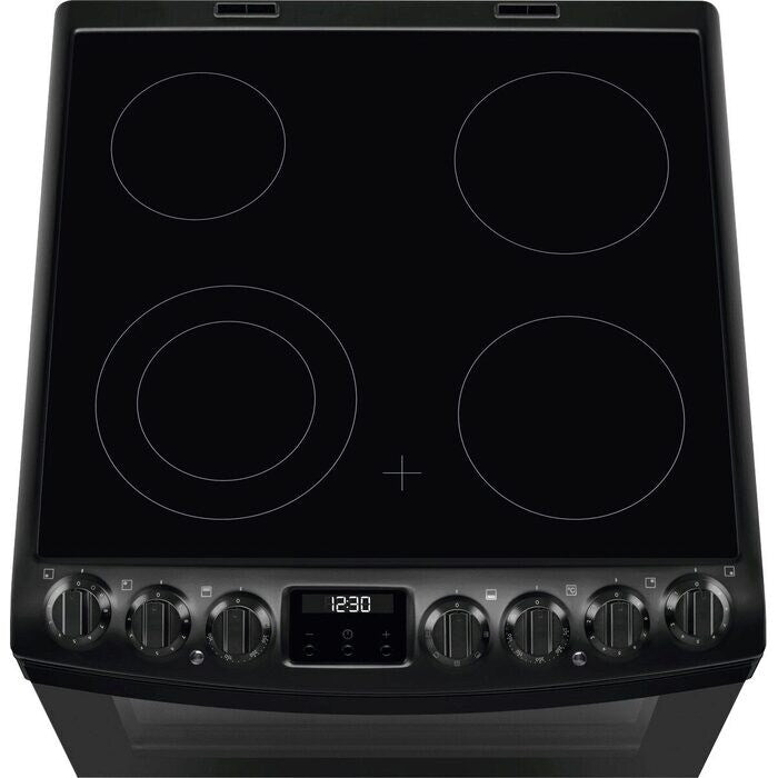 aeg-ccb6741mcb-6000-series-steam-bake-60cm-freestanding-electric-cooker-with-ceramic-hob-in-black-1161389582 AEG CCB6741MCB 6000 Series Steam Bake 60cm Freestanding Electric Cooker with Ceramic Hob in Black - Image 2