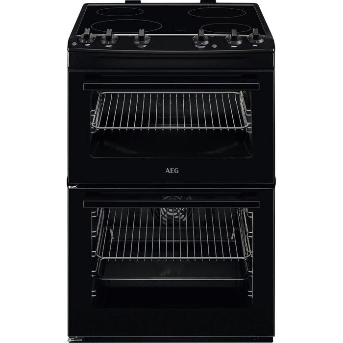 aeg-ccx6501acb-5000-series-surround-cook-60cm-freestanding-electric-cooker-with-ceramic-hob-in-black-1161191091 AEG CCX6501ACB 5000 Series Surround cook 60cm Freestanding Electric Cooker with Ceramic Hob in Black - Image 1