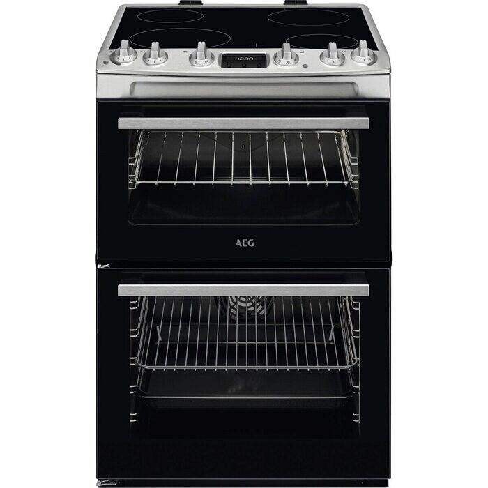 aeg-ccx6540acm-5000-surround-cook-60cm-freestanding-electric-cooker-with-ceramic-hob-in-stainless-steel-1161191094 AEG CCX6540ACM 5000 Surround Cook 60cm Freestanding Electric Cooker with Ceramic Hob in Stainless Steel - Image 1