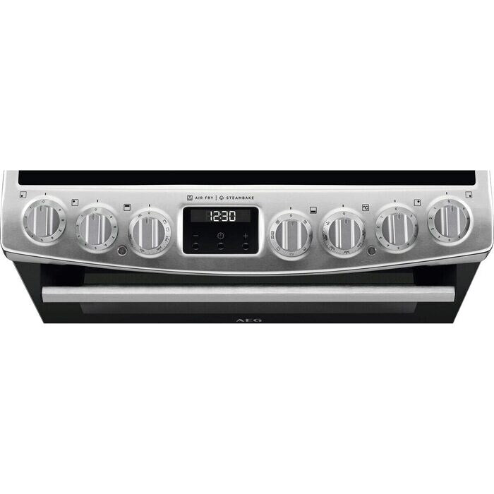 aeg-ccx6740acm-6000-series-steam-bake-60cm-freestanding-electric-cooker-with-ceramic-hob-in-stainless-steel-1161389599 AEG CCX6740ACM 6000 Series Steam Bake 60cm Freestanding Electric Cooker with Ceramic Hob in Stainless Steel - Image 3