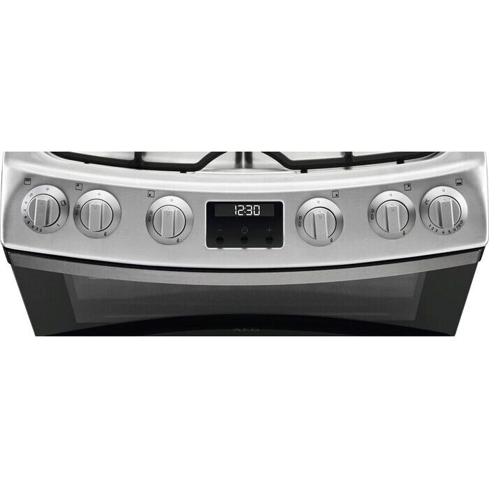 aeg-cgb6131acm-60cm-freestanding-gas-cooker-with-double-oven-in-stainless-steel-1161181389 AEG CGB6131ACM 60cm Freestanding Gas Cooker with Double Oven in Stainless Steel - Image 3