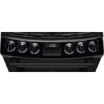 AEG CGX1130ACB 55cm Freestanding Gas Cooker with Double Oven in Black - Image 3