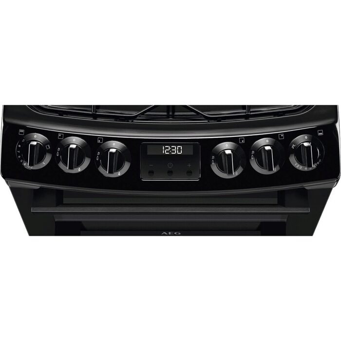 aeg-cgx1130acb-55cm-freestanding-gas-cooker-with-double-oven-in-black-1161078509 AEG CGX1130ACB 55cm Freestanding Gas Cooker with Double Oven in Black - Image 3