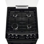 AEG CGX1130ACB 55cm Freestanding Gas Cooker with Double Oven in Black - Image 2
