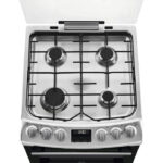 AEG CGX1130ACM 55cm Freestanding Gas Cooker with Double Oven in Stainless Steel - Image 2