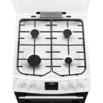 AEG CGX1130ACW 55cm Freestanding Gas Cooker With Double Ovens in White - Image 2