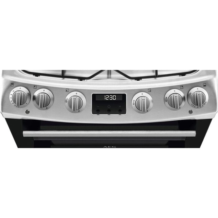 aeg-cgx6130acm-60cm-freestanding-gas-cooker-with-double-oven-in-stainless-steel-1160170668 AEG CGX6130ACM 60cm Freestanding Gas Cooker with Double Oven in Stainless Steel - Image 3