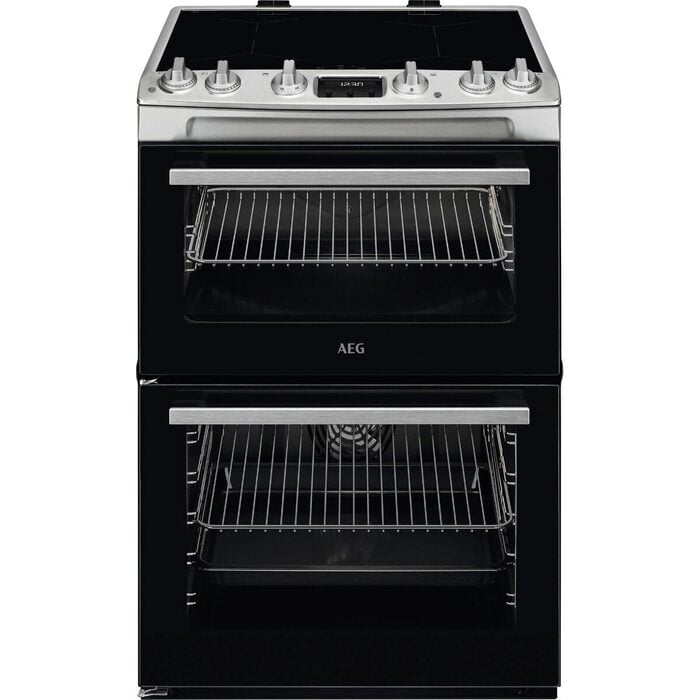 aeg-cix6540acm-5000-series-surround-cook-60cm-freestanding-electric-cooker-with-induction-hob-stainless-steel-stainless-steel-1159809752 AEG CIX6540ACM 5000 Series Surround Cook 60cm Freestanding Electric Cooker with Induction Hob Stainless Steel - Image 1