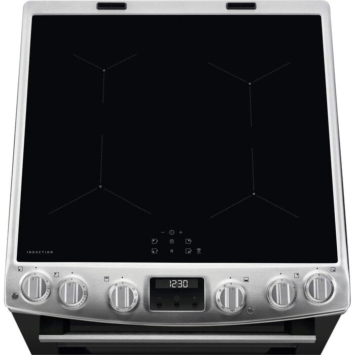 aeg-cix6540acm-5000-series-surround-cook-60cm-freestanding-electric-cooker-with-induction-hob-stainless-steel-stainless-steel-1159809754 AEG CIX6540ACM 5000 Series Surround Cook 60cm Freestanding Electric Cooker with Induction Hob Stainless Steel - Image 2