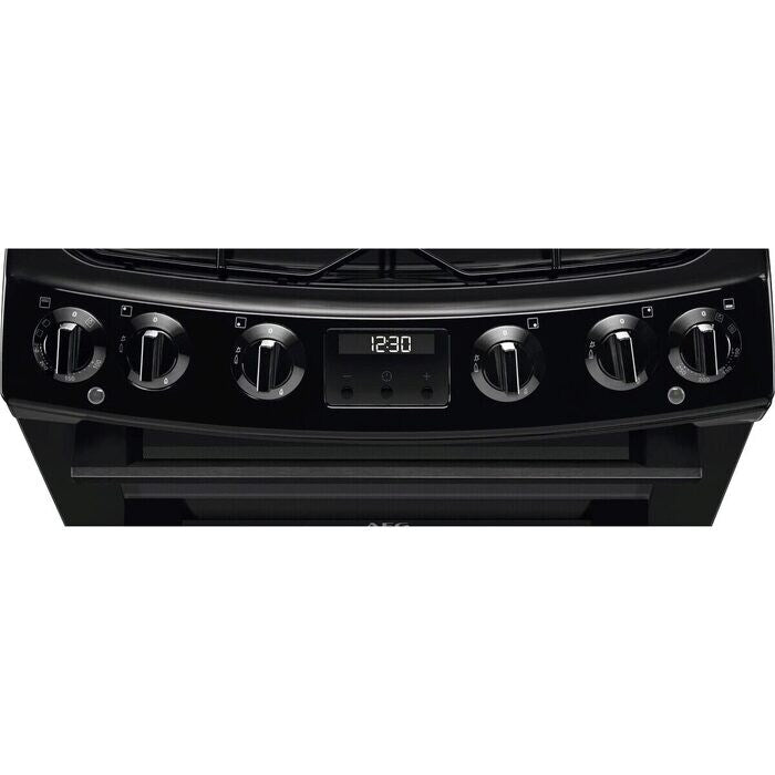 aeg-ckx6540acb-60cm-5000-series-surround-cook-dual-fuel-freestanding-cooker-with-double-oven-in-black-black-1159450104 AEG CKX6540ACB 60cm 5000 Series Surround Cook Dual Fuel Freestanding Cooker With Double Oven in Black - Image 3
