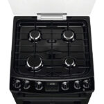 AEG CKX6540ACB 60cm 5000 Series Surround Cook Dual Fuel Freestanding Cooker With Double Oven in Black - Image 2