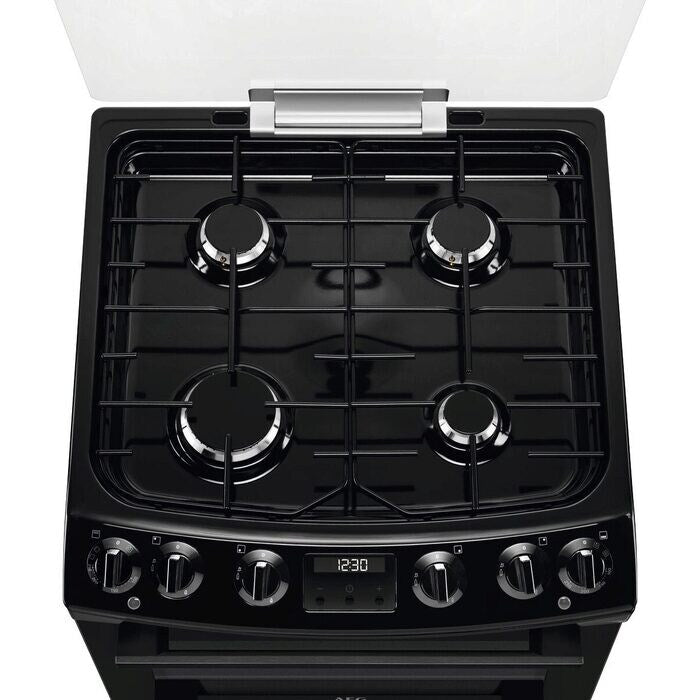 aeg-ckx6540acb-60cm-5000-series-surround-cook-dual-fuel-freestanding-cooker-with-double-oven-in-black-black-1159450107 AEG CKX6540ACB 60cm 5000 Series Surround Cook Dual Fuel Freestanding Cooker With Double Oven in Black - Image 2