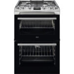 AEG CKX6540ACM 60cm 5000 Series Surround Cook Dual Fuel Freestanding Cooker With Double Oven in Stainless Steel