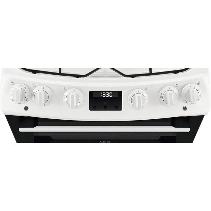 aeg-ckx6540acw-60cm-5000-series-surround-cook-dual-fuel-freestanding-cooker-with-double-oven-in-white-1158929100 AEG CKX6540ACW 60cm 5000 Series Surround Cook Dual Fuel Freestanding Cooker With Double Oven in White - Image 3