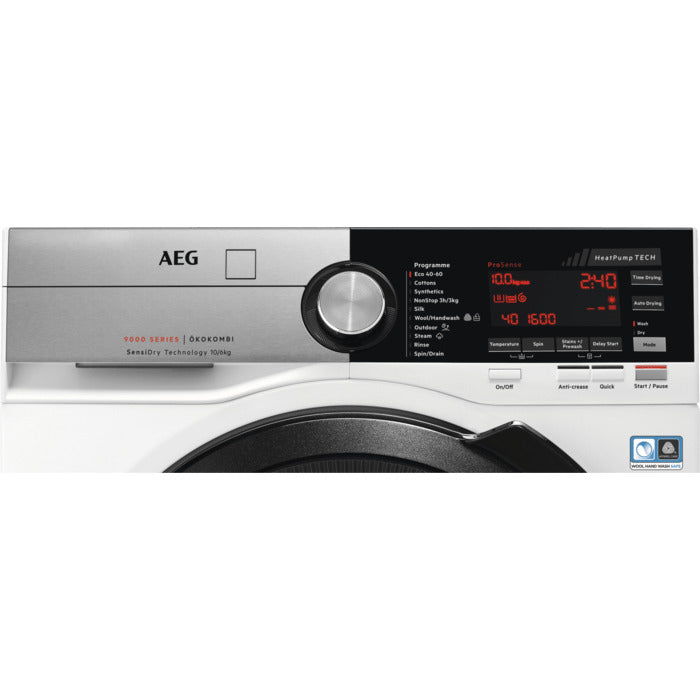 aeg-l9wec169r-series-9000-sensidry-1600-spin-washer-dryer-10-6-kg-white-1148975086 AEG L9WEC169R Series 9000 SensiDry 1600 Spin Washer Dryer 10+6 kg White - Image 2