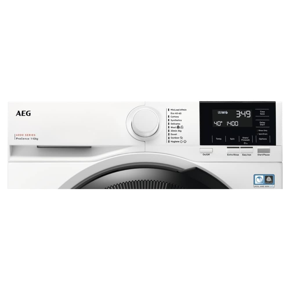aeg-lfr61144b-series-6000-prosense-10kg-1400-spin-washing-machine-white-1150556378 AEG LFR61144B Series 6000 ProSense 10kg 1400 Spin Washing Machine White - Image 3