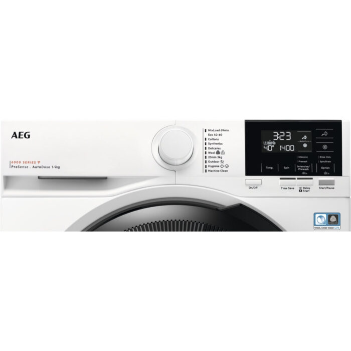 AEG LFR61944AD Series 6000 ProSense 9kg 1400 Spin Washing Machine White - Image 2