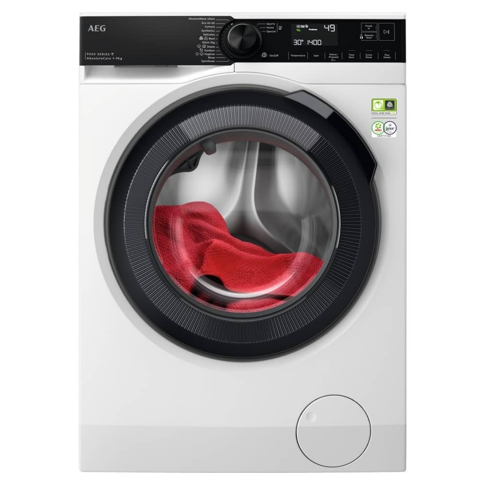 aeg-lfr94946ws-series-9000-absolutecare-9kg-1400-spin-washing-machine-white-1151910178 AEG LFR94946WS Series 9000 AbsoluteCare 9kg 1400 Spin Washing Machine White - Image 1