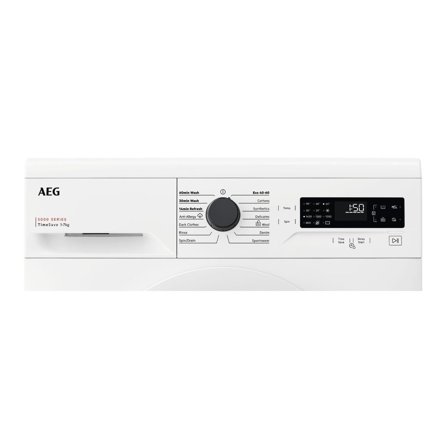 aeg-lfx50744b-series-5000-7-kg-1400-rpm-washing-machine-white-1151958762 AEG LFX50744B Series 5000 7 kg 1400 rpm Washing Machine White - Image 2