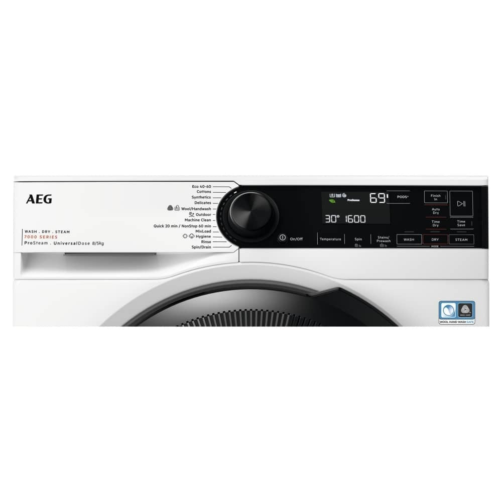 aeg-lwr7485m4u-series-7000-prosteam-8-5kg-1600-spin-washer-dryer-white-1154936555 AEG LWR7485M4U Series 7000 ProSteam 8+5kg 1600 Spin Washer Dryer White - Image 2