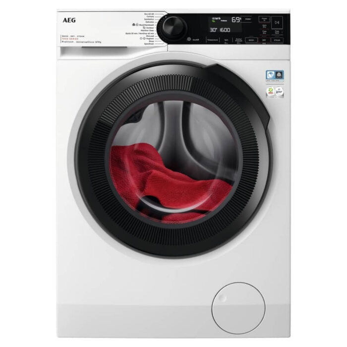 AEG LWR7485M4U Series 7000 ProSteam 8+5kg 1600 Spin Washer Dryer White - Image 1