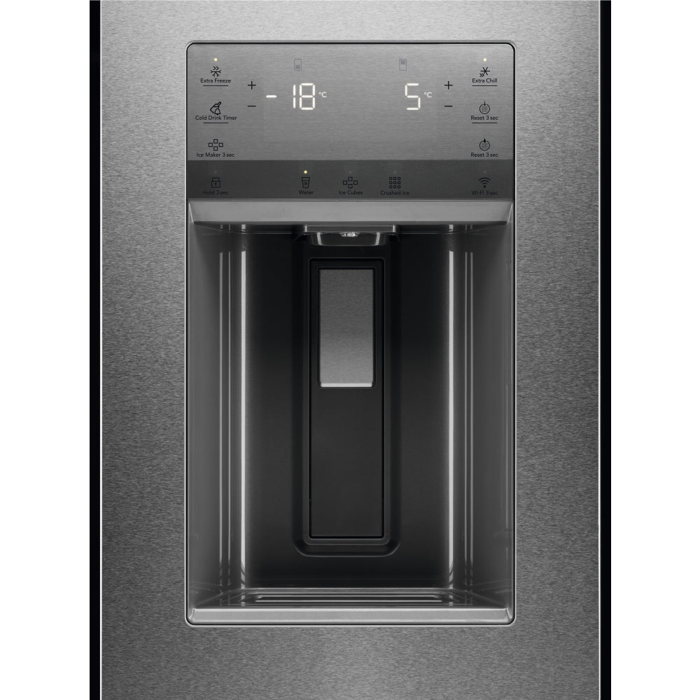 aeg-rmb954e9vx-series-9000-freestanding-plumbed-in-american-fridge-freezer-stainless-steel-1146200823 AEG RMB954E9VX Series 9000 Freestanding Plumbed-In American Fridge Freezer Stainless Steel - Image 3