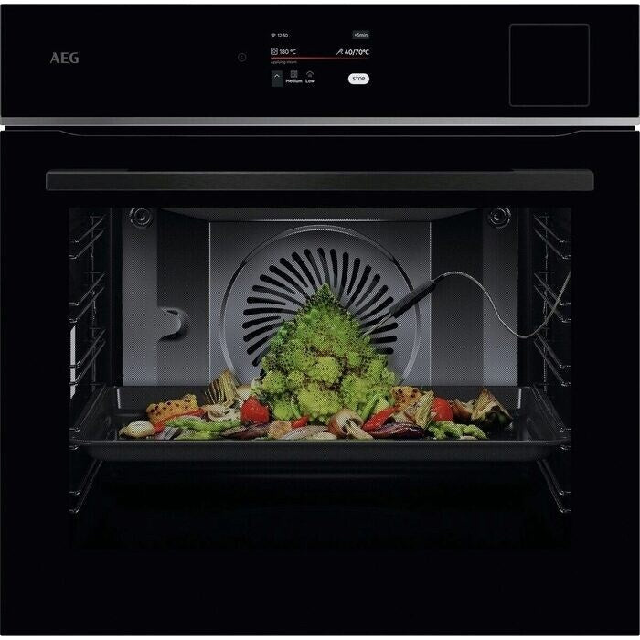 aeg-tp8sb731ab-electric-built-in-single-oven-with-touch-controls-black-1154867424 AEG TP8SB731AB Electric Built in Single Oven with Touch Controls Black - Image 1