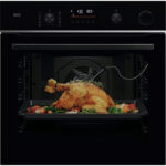 AEG TR6PB521SB Electric Built in Single Oven with Retractable Dials Black