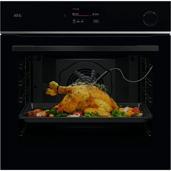 aeg-tr7pb731sb-electric-built-in-single-oven-with-touch-controls-1154867466 AEG TR7PB731SB Electric Built in Single Oven with Touch Controls - Image 1
